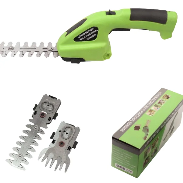 2 в 1 электрический беспроводной триммер для живой изгороди многоцелевой садовый инструмент с батарейным питанием Ручной куста