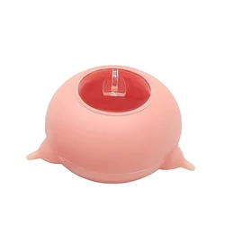 Pet Puppies Feeder 4 Nipples Puppy Nursing Station Silicone Puppy Nipple Pet Milk Feeding Bowl For Baby Cats Dogs