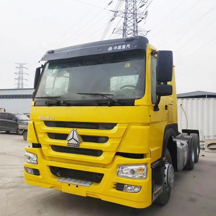 Top selling good condition used sinotruk Howo tractor truck 420hp Trailer Truck Head
