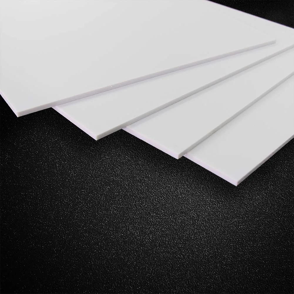 ABS17 ABS Styrene Sheet White Model Architectural Material Plastic 0.5mm 1mm 1.5mm 2mm 3mm ABS Sheet