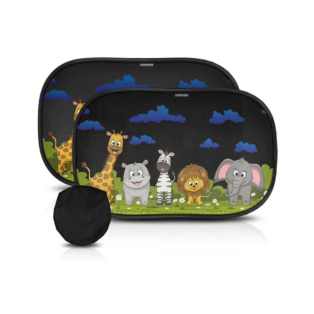 
self-adhesive car sun visor, sun protection for children set of 2 UV car window sunshades 