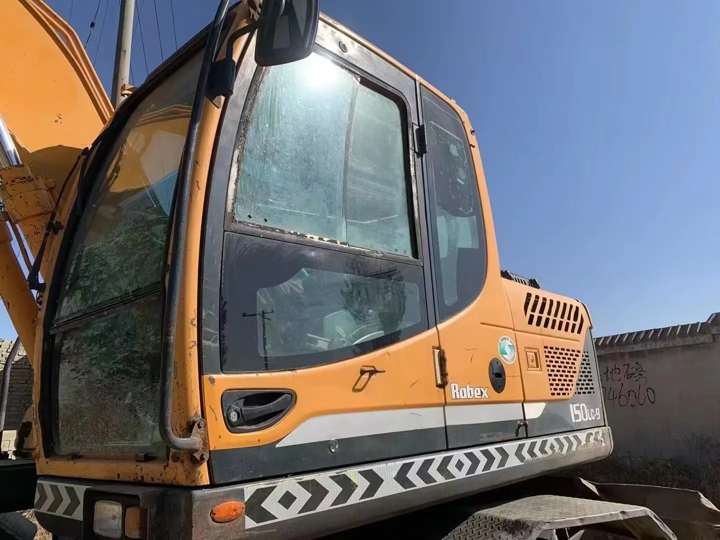 Original Hyundai Excavators 150W 150LC-G Wheel 15 ton Used Excavator for Sale