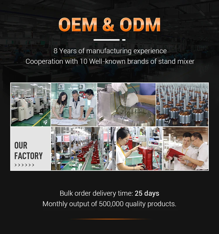 Home Appliance Bread Dough Mixer 800W Multifunctional Electric 5L Flour Mixer Machines for Bakery