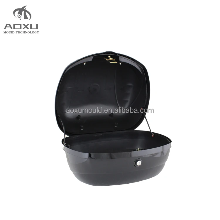 Plastic Motorcycle Helmet Storage Case Injection Mold Plastic Tail Box Mould