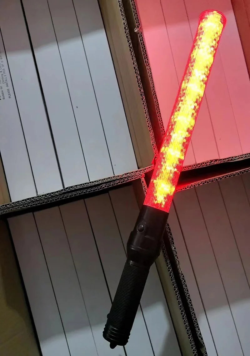 Road Safety CE Certification Traffic Baton Waterproof Led Flashing Traffic Control Baton