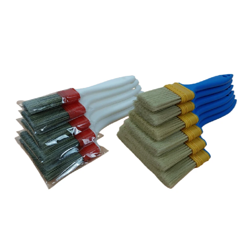 Factory cheap 1-5inch nylon brush plastic hair planting paint brush