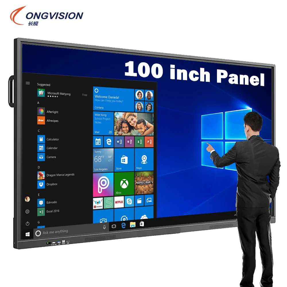 100/85/75/65 inch Touch Screen Interactive Board LCD Display Meeting Room Education Classroom Smart Interactive Whiteboard