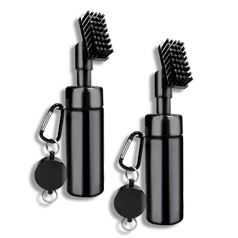 Golf Brush Water Cleaner Tool Golf Club Brush Strong Magnetic Keychain Golf Cleaning Brush