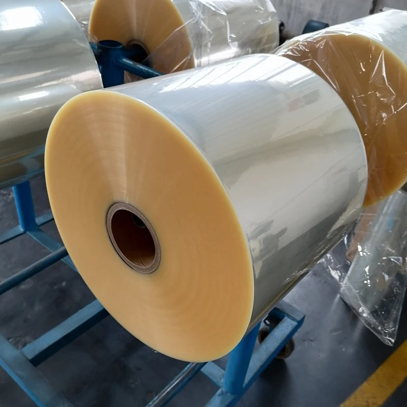 Heat Shrink Film Rolls PVC PET Plastic Sleeve Wrap Tube Film For Thermoforming