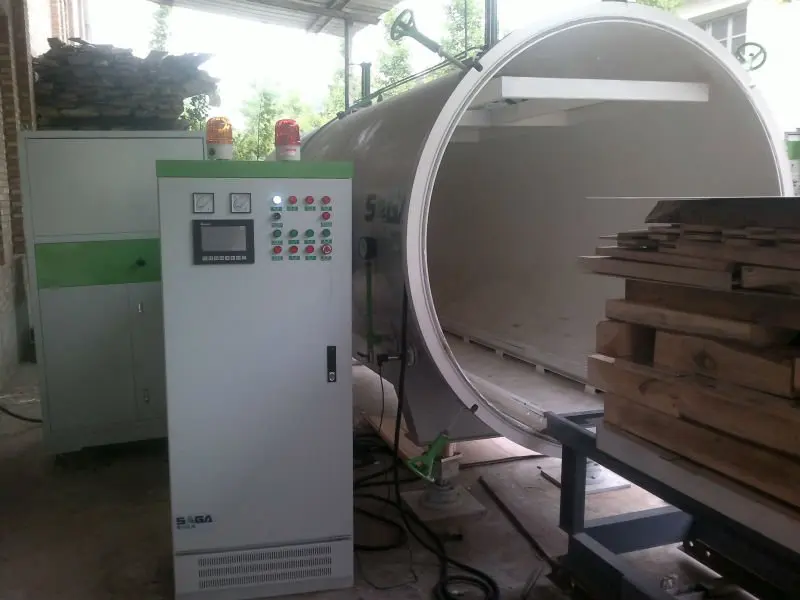 High frequency heating vacuum wood drying machine  For Furniture HFVD120-SA  HF wooddryers