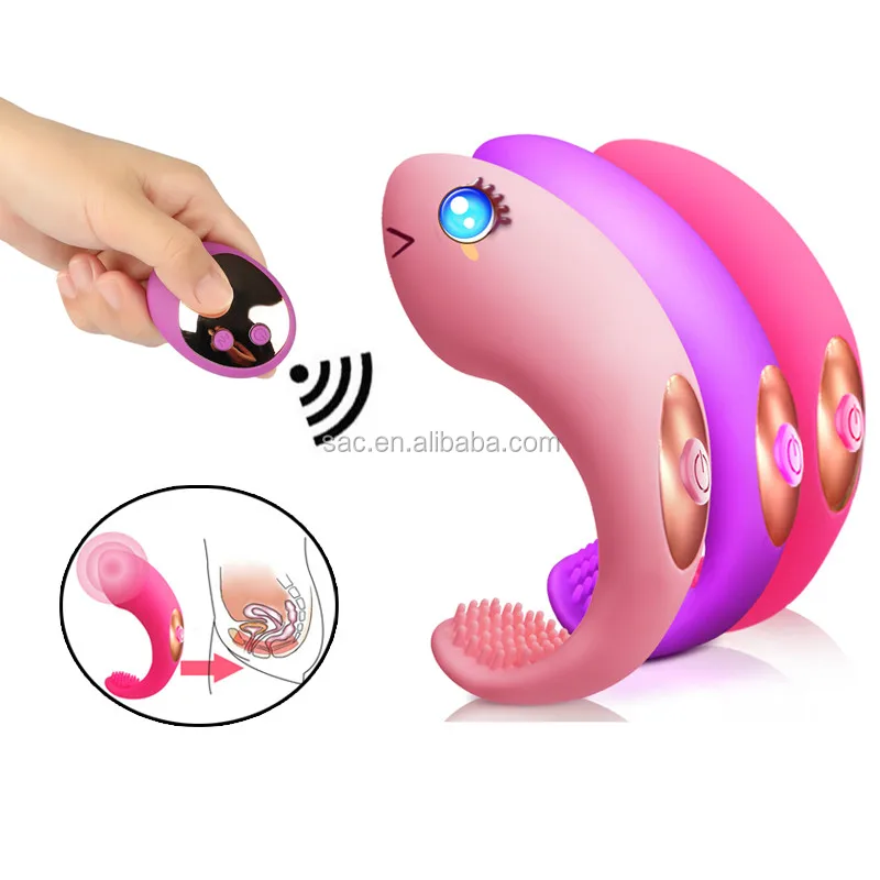 Wireless Remote Control Egg G Spot Panties Massager Invisible BrushTail Clitoris Stimulation Wearable Sex Toys Women Vibrator