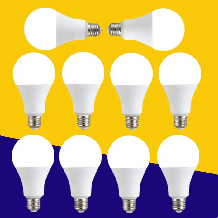 Direct Selling Energy-saving Bulb E27 Screw Mouth Household Bulb Lamp 3w5w7w9w12w18w White Light Super Bright Factory Lighting