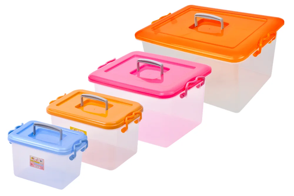 Top Selling 70L Plastic Transparency Multipurpose Storage Box Suitable For Books Magazines Toy Storing Sleek and Simple Design