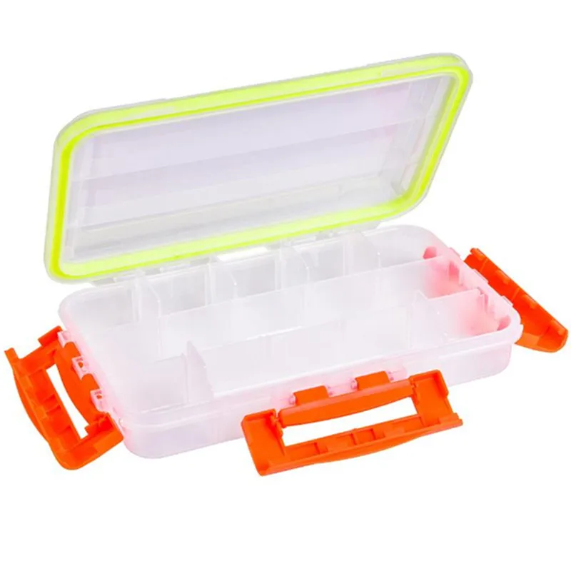 Best Quality Promotional PVC Plastic Compartments Fish Tackle Box Fishing Lure Line Hooks Box Fishing Seat Box