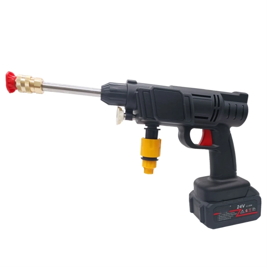 High Pressure Wireless Auto car wash Machine Cordless Washer Gun With Foam Generator Nozzle Water Pump
