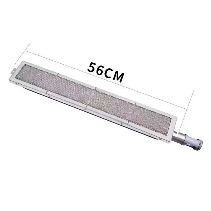 No Open Fire Gas Infrared Burner  Triple Gas Fire Row Oven Gas Combustion Burner