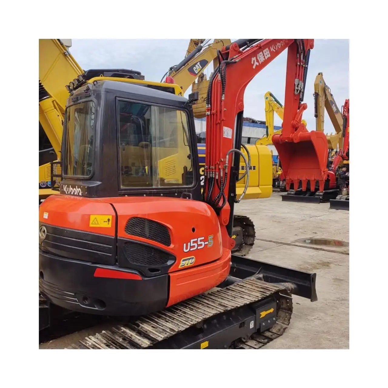 Original Used 5 Ton Digging Machine Kubota U55-5 Second Hand Excavator Kubota U55-5 Used Crawler Excavator
