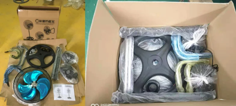 2022 new arrive 18inch 3 in1 full copper motor ventilador 5 blade home appliance standing import electric industrial floor fans