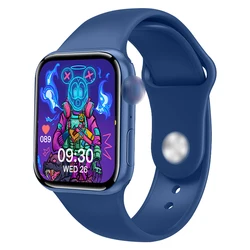 Free Shipping Blood Oxygen Heart Rate Tracking IP68 Waterpoof Smart Watch M Seven Black