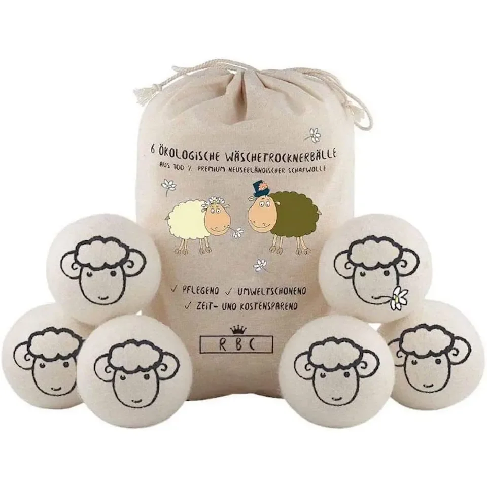 Best Selling Products 2023 New Trending in USA private label Organic Wool Dryer Balls for Laundry Washing Machine