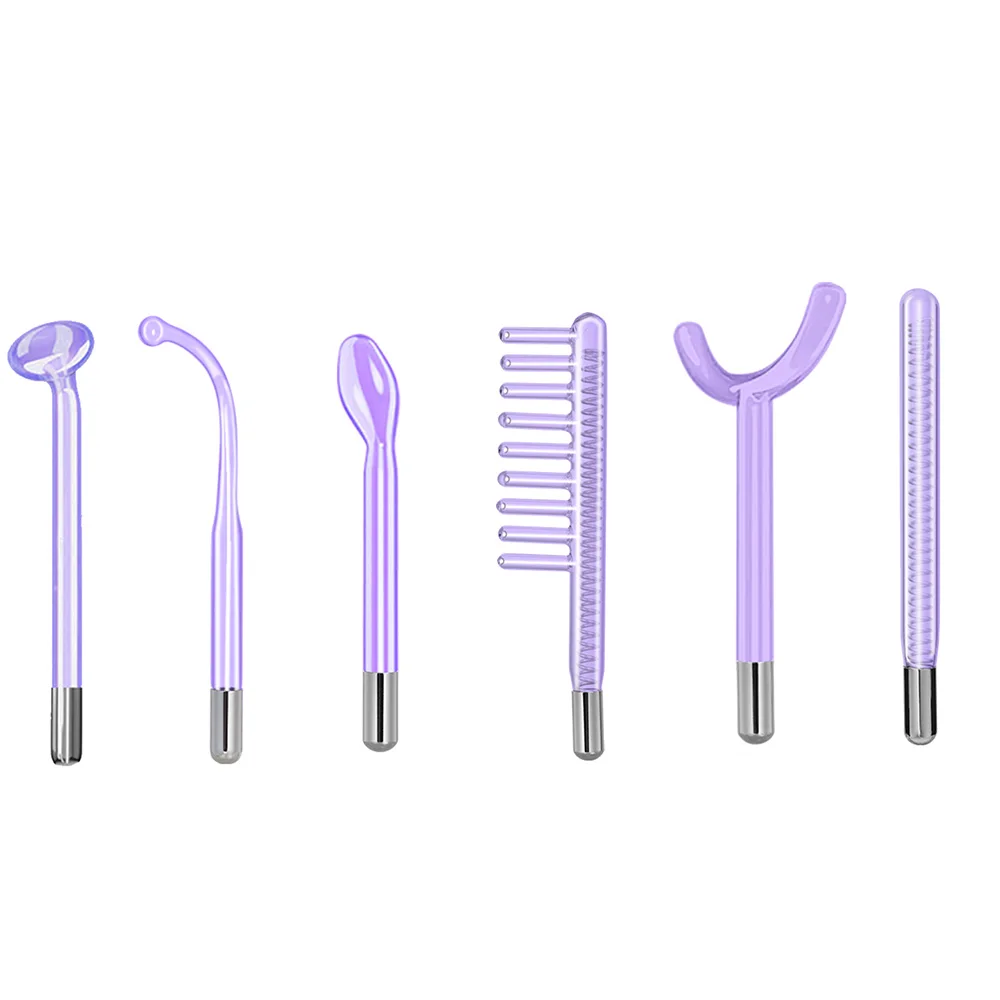 Factory price custom high-frequency skin therapy wand radio frecuencia facial neon and argon acne treatment