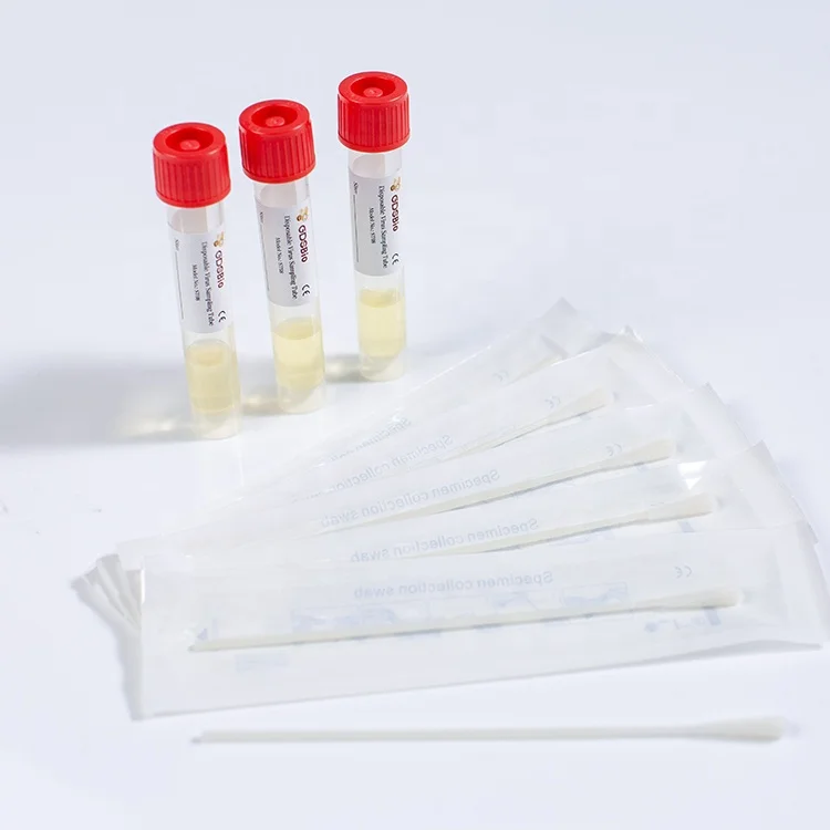 GDSBIO Extraction Free Vtm Test Kit, Virus Transport Media With Swab, Manufacturing Mixing Sampling Swab Kit, CE, ST08