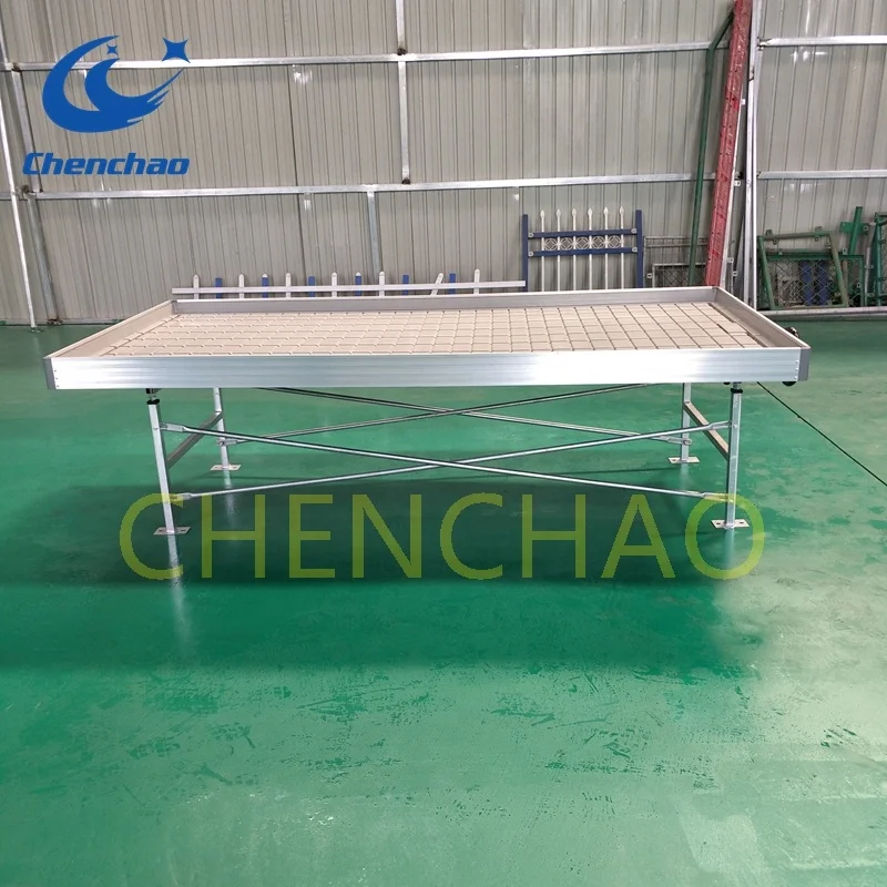 hidroponia greenhouse flow rolling bench movable seedbed alibaba good supplier