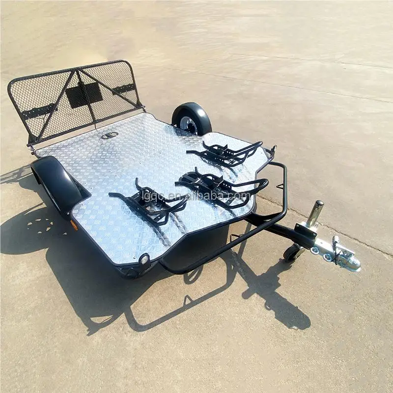 Motorcycle & ATV Trailer for Transporting Motorcycles and ATVs Durable and Convenient Trike Trailer