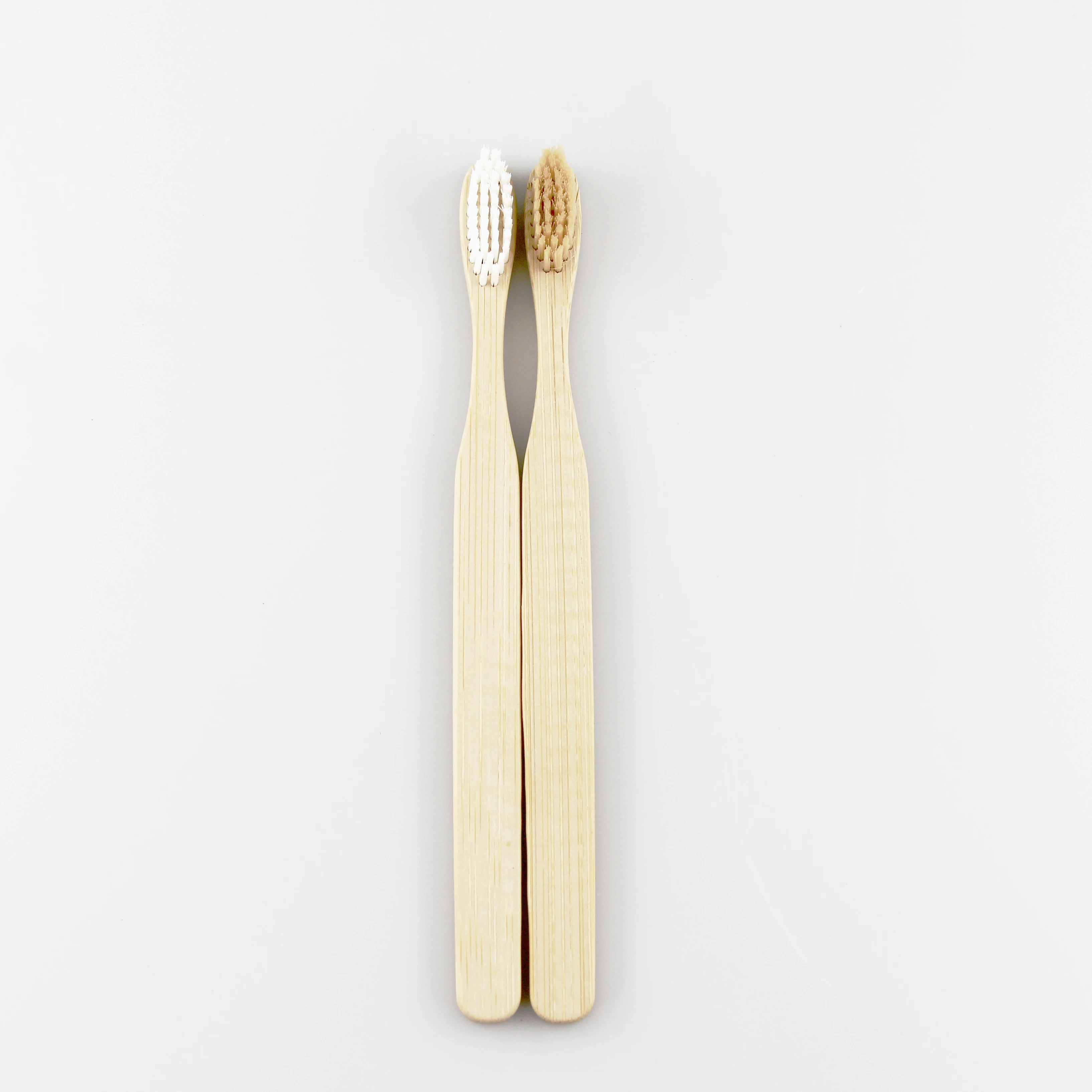 Natural Bamboo Toothbrush With Bamboo Wooden Case 100% Biodegradable Charcoal Tooth Brush