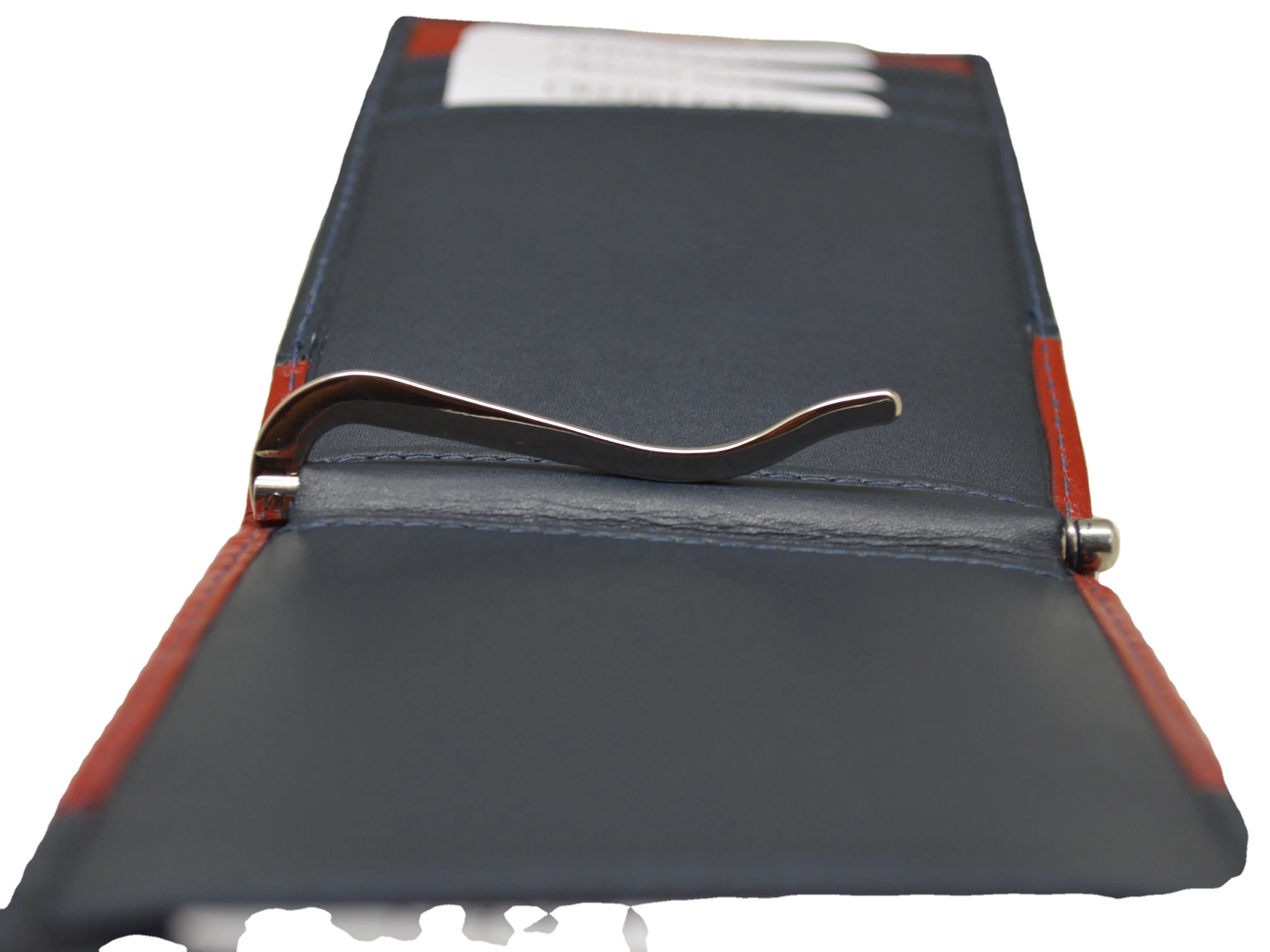 
RFID Blocking Slim Bifold Genuine Leather Minimalist Front Pocket Wallets for Men with Money Clip 