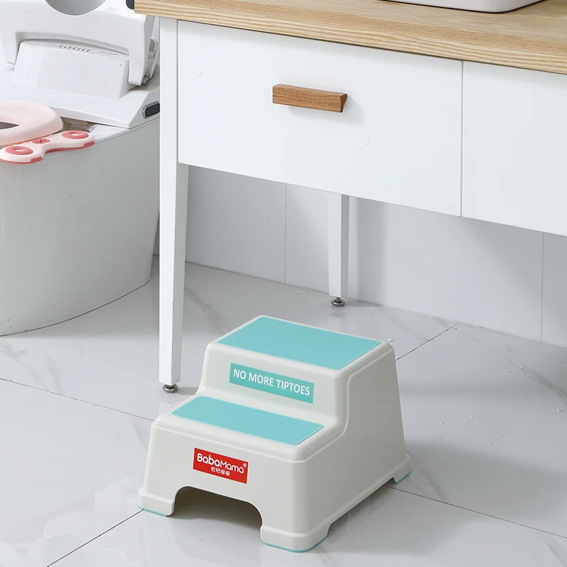 2 Step Stool for Kids Toddler Stool for Toilet Potty Training Slip Resistant Soft Grip for Safety as Bathroom Potty Stool