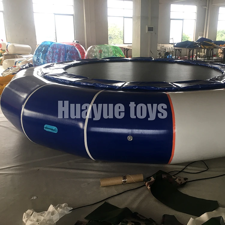 Высокое качество 4 м Крытый открытый круглый Прыжок Надувной Батут водная игрушка для детей и взрослых