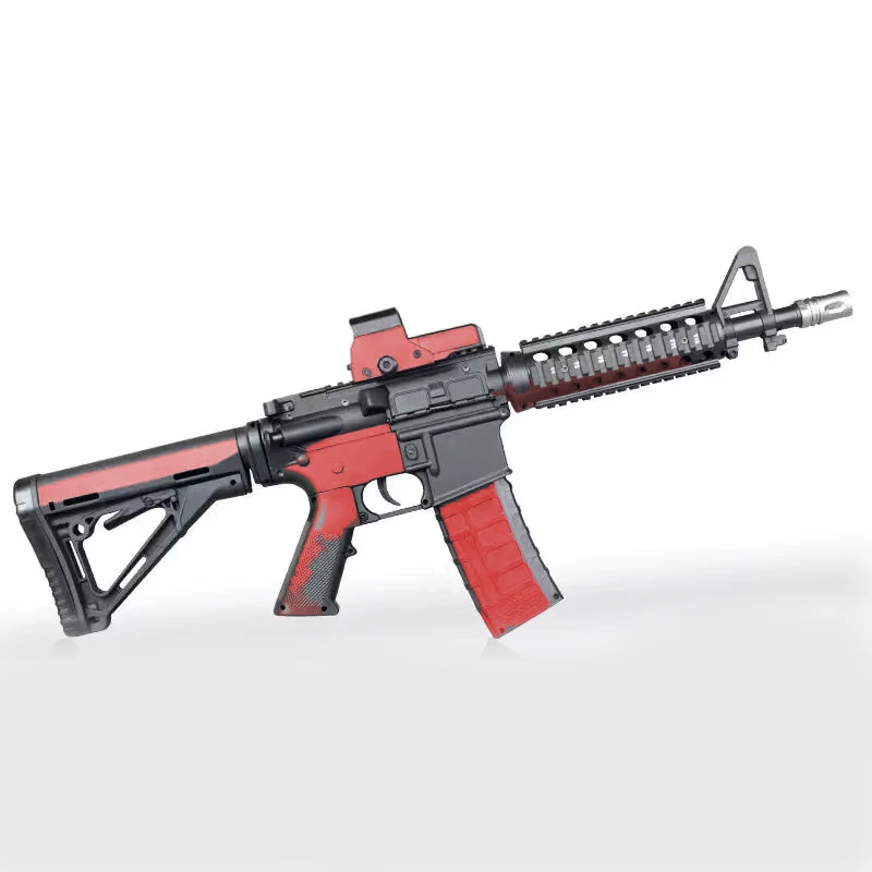 Нейлоновая Штурмовая винтовка M4A1 металлическое снаряжение Электрический брызговик гелевый шар бластер с водяными бусинами гелевые пули боевая игра игрушечный пистолет для игр на открытом