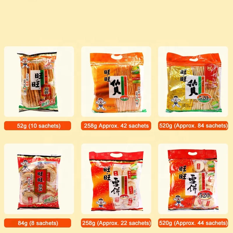 Оптовая продажа хрустящие Шелли Senbei 84 г сладкое печенье рисовые крекеры азиатские закуски в коробке упаковка