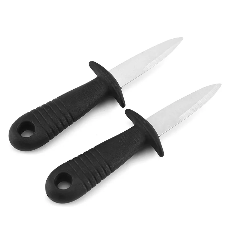 Multifunctional Seafood Shell Opener Easy Use Manual Stainless Steel Shucking Oyster Knife Opener