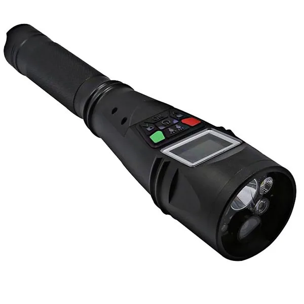 GPS rechargeable Video Recorder Torch Light led Camera Flashlight for railway station
