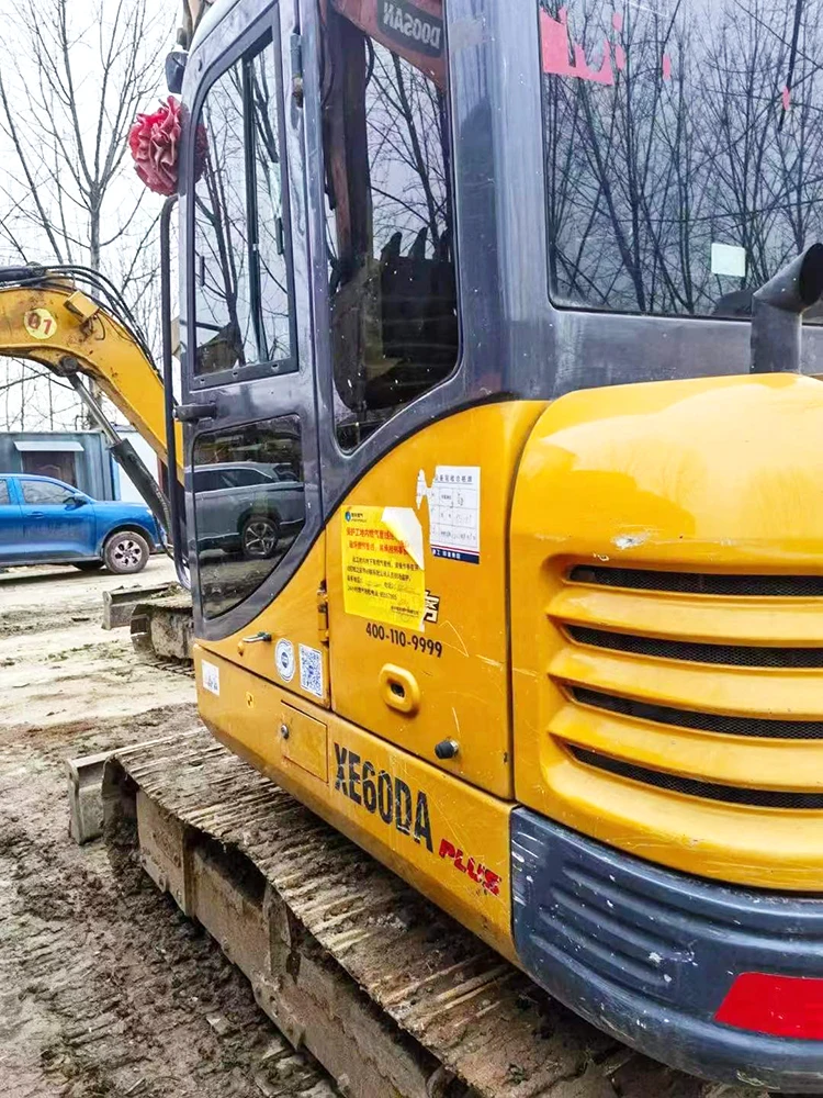 XCMG Official XE60DA Excavator Machine 6 Ton Used Hydraulic Crawler Excavator Mini Digger for Sale
