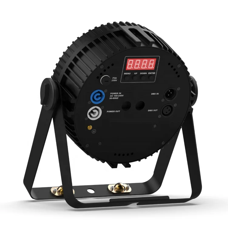 Sound Activated LED Par Lights RGBW Dj Stage Par Lighting 12x10W Remote Slim Par for Event Show