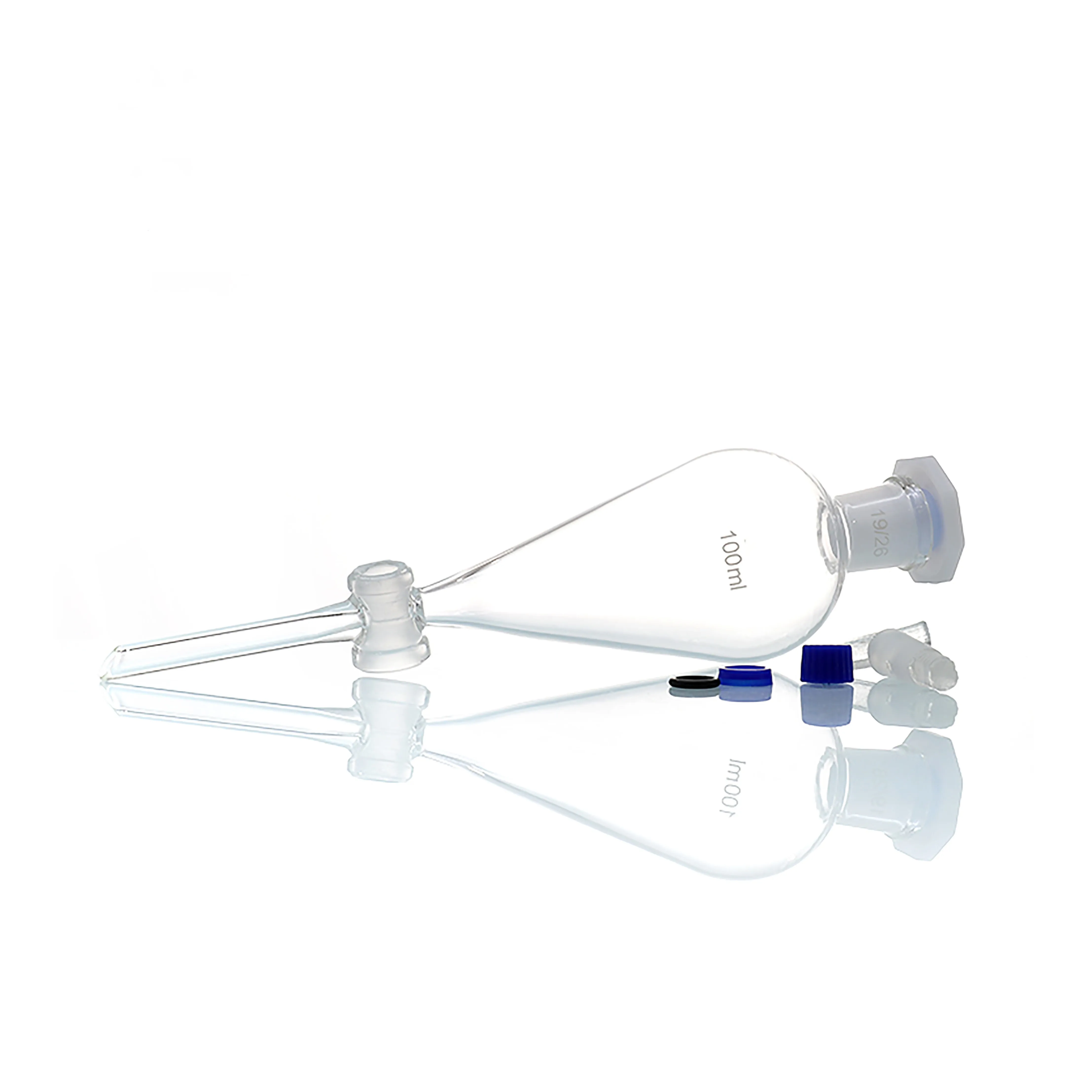 Factory direct sale Pear Shape separating funnel with PTFE stopcock