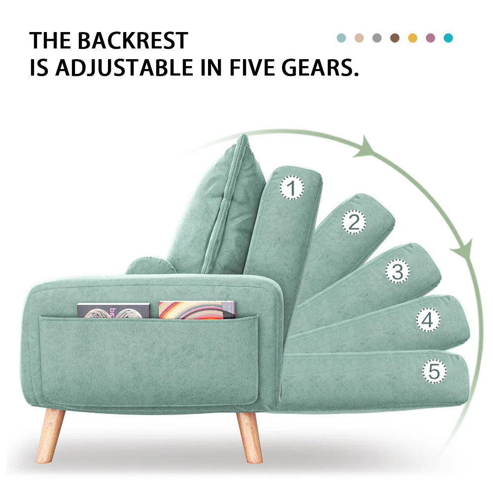 Hot Sale Simple And Cheap Double Sofa Bed With Fabric Cheap Sofa Supplier Modern Furniture Living Room Chair Folding Sofa Bed