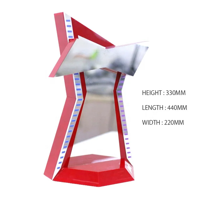 Xianhui Custom Design Wine Poster Promotion Display With LED Bottle Holder Billboard Advertising Wine Acrylic Display Rack