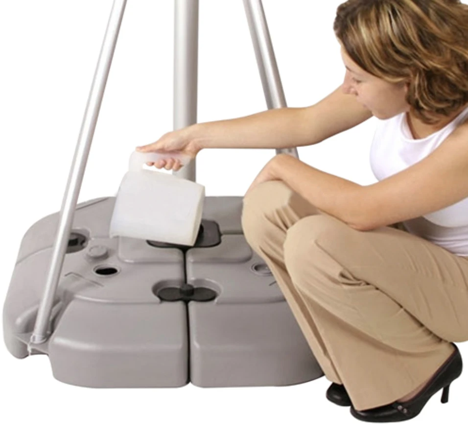 KMXO Big Water Base Telescopic Aluminium Frame Flying Banner Flag 5m flagpole flag