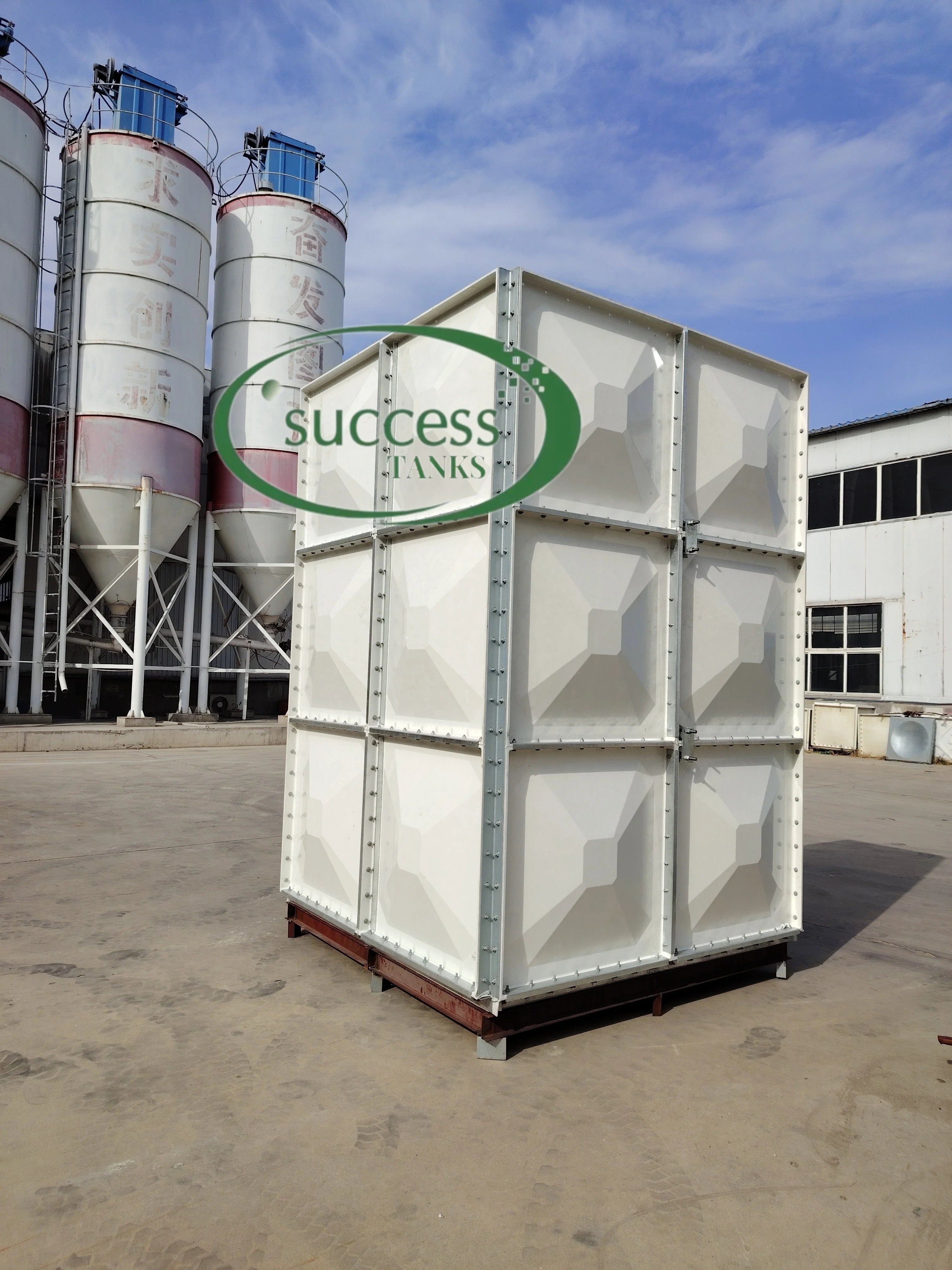 Fiberglass SMC Water Storage Tanks China Reinforced Polymer FRP SMC Water Tank Panel FRP/GRP Sectional Water Tank