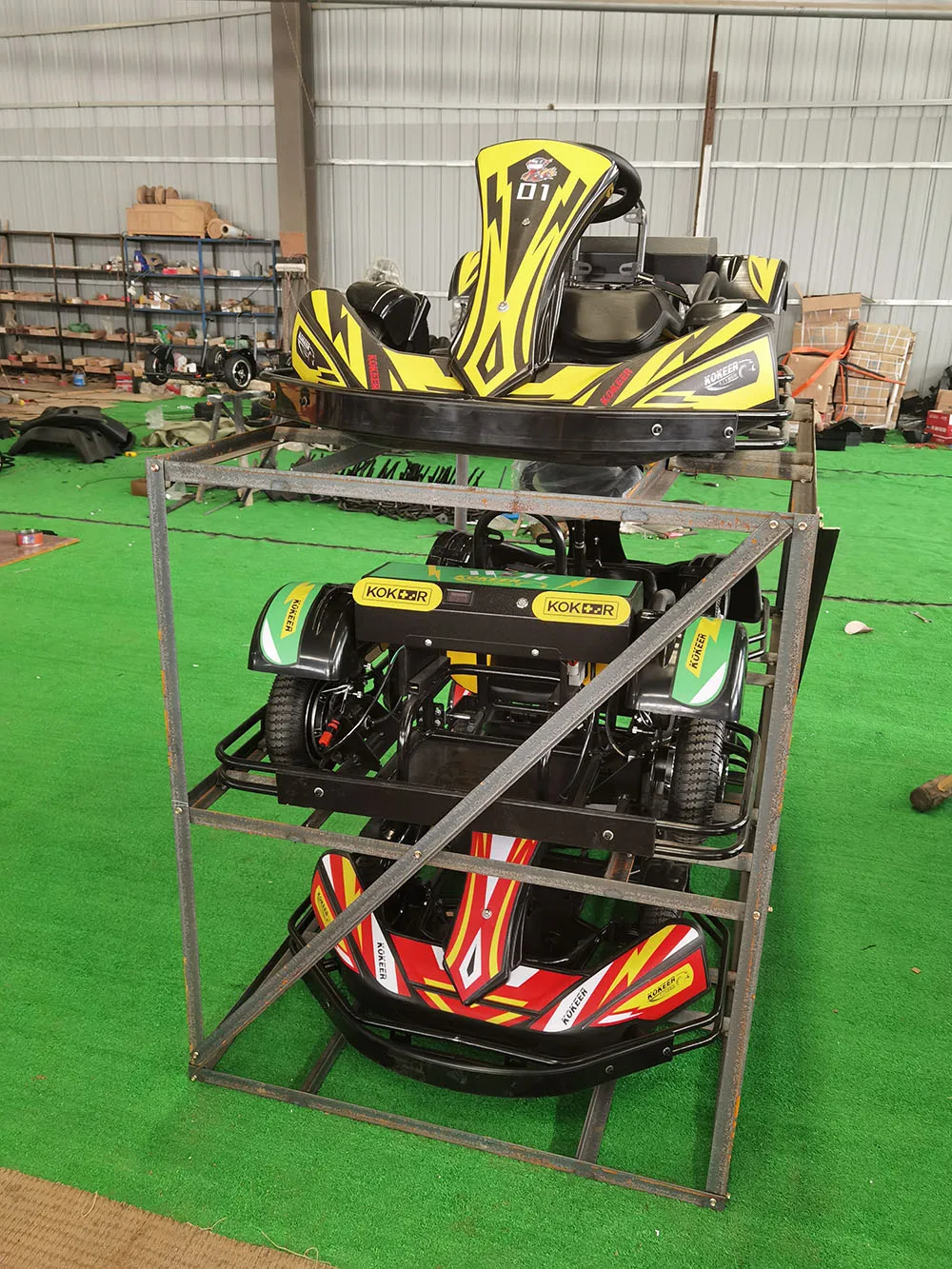  Высокая производительность Электрический КАРТИНГ мини go kart для