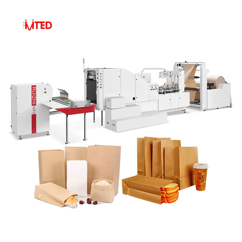 RZFD-450B Automatic counting packaging vegetable packing equipment for making paper bags