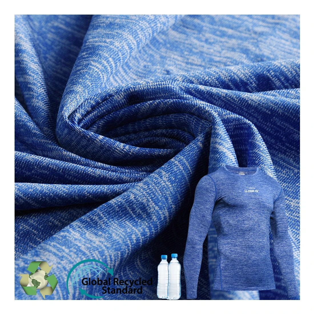 185gsm Nylon Cation Polyester Stretch Stripe Mesh Jacquard Weft Knitted Fabric For Polo T Shirt