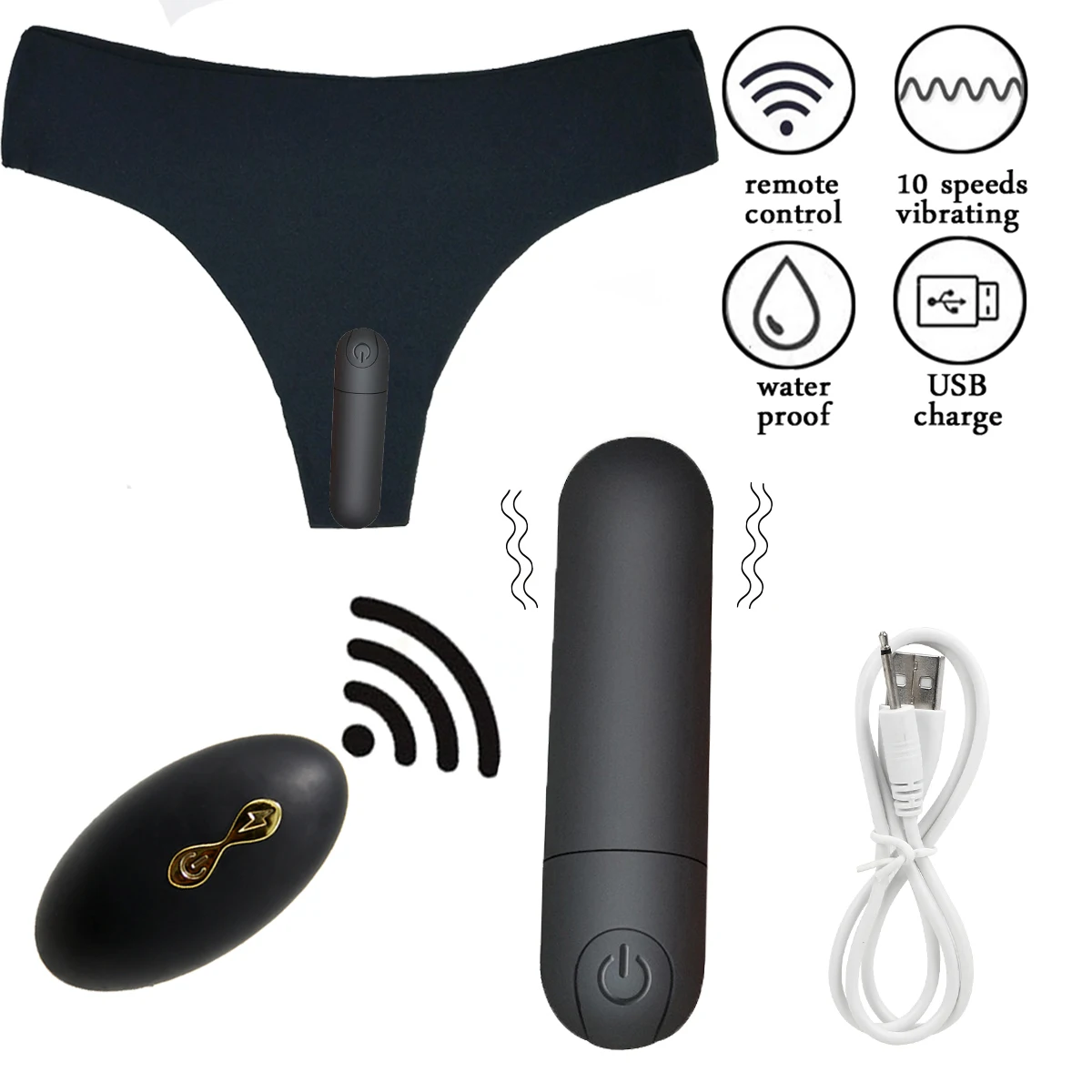 Wireless Powerful Vibrating Egg Sex Toy Women Clitoral Stimulator Remote Control Wearable Bullet Vibrator Sex Toys
