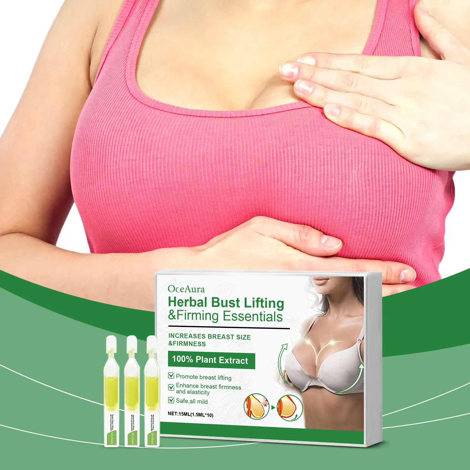 Oceaura Breast Care Product Massage Breast Care Serum Nourishing Breast Enlargement Serum