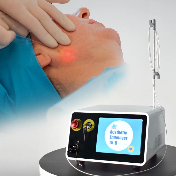 Face lifting endolaser fat lipolysis machine 980nm diode laser liposuction cannula 1470nm fiber laser body countring spa optic