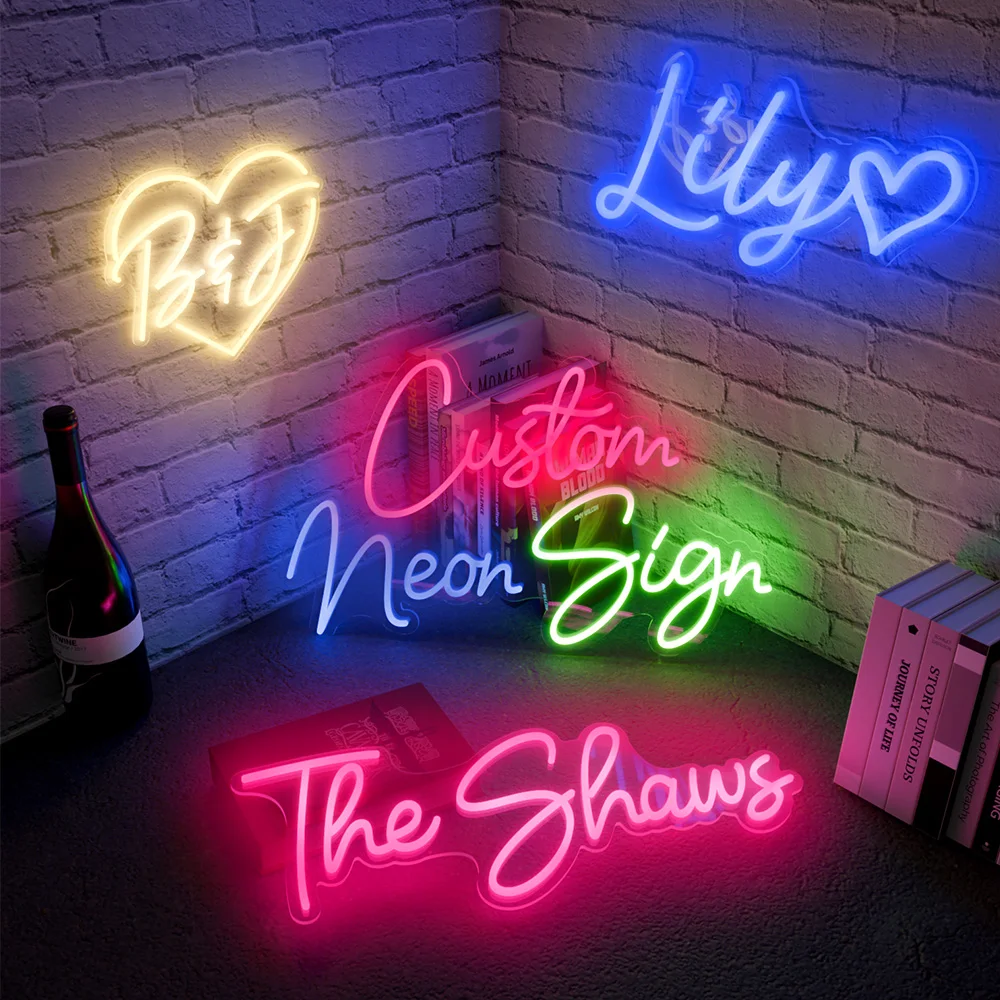 New arrival custom neon light personalized name wedding neon sign custom